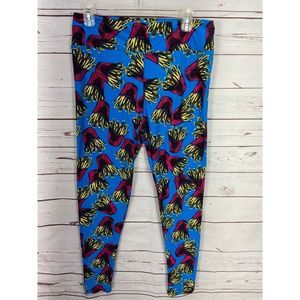 LuLaRoe LIMITED‎ EDITION OS FRENCH FRY RARE NOVELTY  Leggings One Size